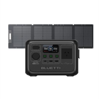 BLUETTI AC2A: Your Travel Companion for On-the-Go Power, AC2A+PV120D | 300W, 204Wh 120W Solar Kit