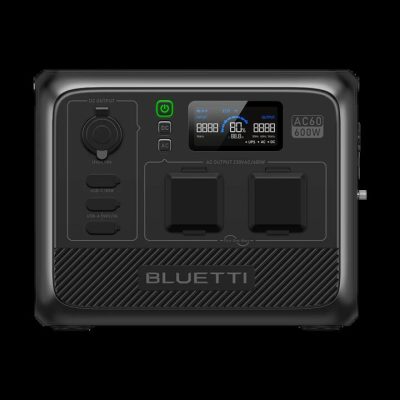 BLUETTI AC60 Portable Power Station | 600W 403Wh, AC60 | 600W, 403Wh Power Station