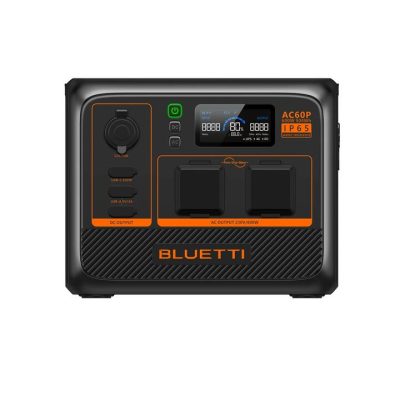 BLUETTI AC60P Portable Power Station | 600W 504Wh, AC60P | 600W, 504Wh Power Station