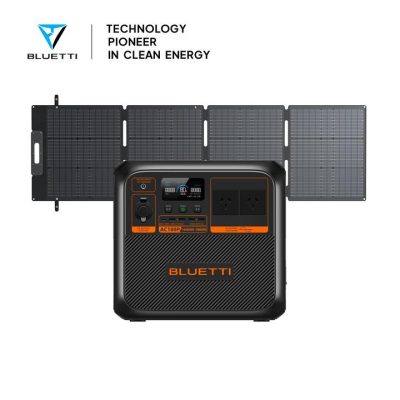 BLUETTI AC180P Solar Portable Power Station | 1,800W 1,440Wh, AC180P+SP200L | 1800W, 1440Wh, 200W Solar Kit