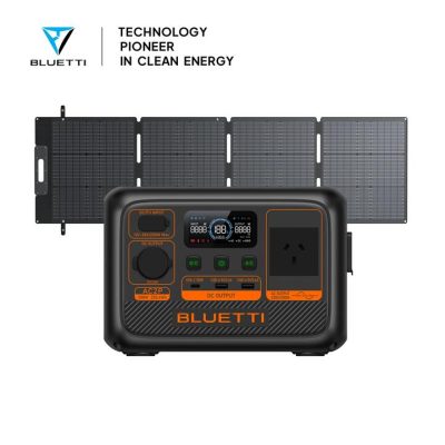 BLUETTI AC2P Portable Power Station | 300W 230.4Wh, AC2P+SP200L | 300W, 230.4Wh 200W Solar Kit