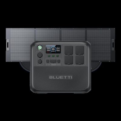BLUETTI AC200L + Solar Panels | Solar Generator Kit, AC200L+PV350D | 2400W, 2048Wh, 350W Solar Kit
