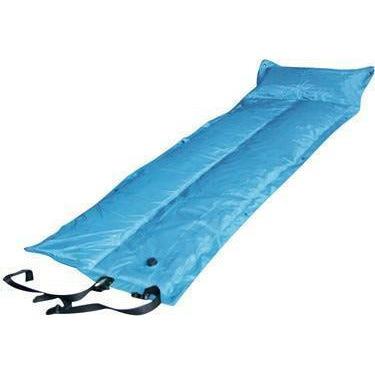 Trailblazer Self-Inflatable Foldable Air Mattress With Pillow - LIGHT BLUE