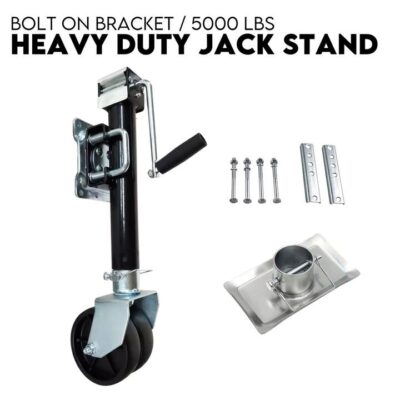 Trailer Parts Trailer Caravan Jack Stand /Jockey Wheel Draw Bar Fitment 5000Lbs