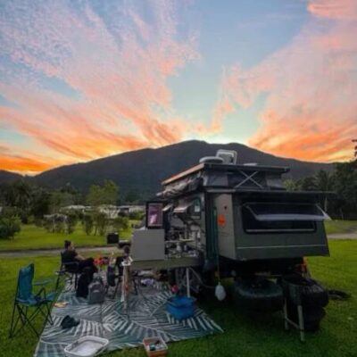 Tropical 6m x 2.4m recycled poly mat