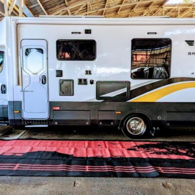 Country Orange 6m x 2.4m recycled mat