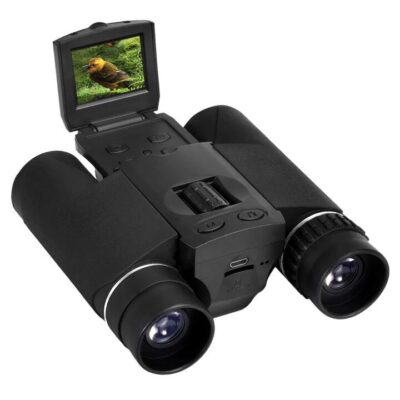 10x25 Zoom Binocular Telescope with Hd Digital Camera and 1.5 Lcd Screen - Black