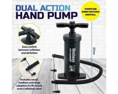 Bestway Air Hammer 2800 Manual Air Pump for Airbed, Swimming Pool, Toys, Kayaks