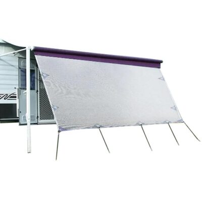 3.7m Caravan Privacy Screen Side Sunscreen Sun Shade for 13' Roll Out Awning