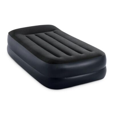 Intex Single (Twin) Pillow Rest Airbed 240v Pump 42cm 64122