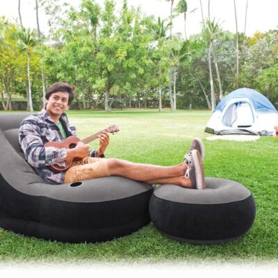 Intex Ultra Lounge Inflatable Chair and ottoman 68564