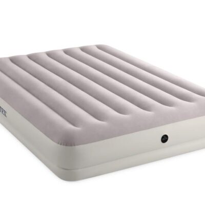 Intex Queen Dura-Beam Prestige Mid-Rise Airbed w/ USB150 Pump- 64179