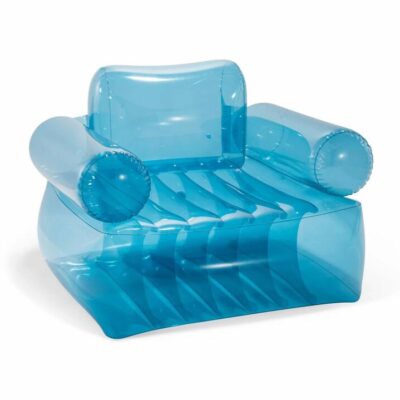 Intex Transparent Blue Inflatable Armchair 66503
