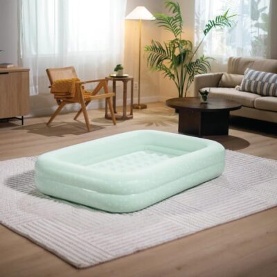 Intex Kidz Inflatable Travel Bed set with Hand Pump - Stars. Great for Travel 66810