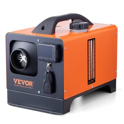 VEVOR Diesel Air Heater, 12V 5KW All-on-one Diesel Heater with Remote Control and LCD Display, 5L Fuel Tank Portable Diesel Parking Heater, Rapid Heat