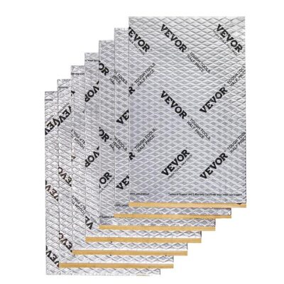 VEVOR Car Sound Deadening Mat, 80 mil 3.3sq.m Car Sound Dampening Material, Butyl Automotive Sound Deadener, Noise Insulation and Vibration Dampening
