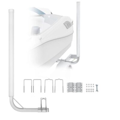 VEVOR Boat Trailer Guide, 1219.2mm Adjustable Design Trailer Guide Poles, 2PCS High-Hardness Steel Trailer Guide-Ons, Trailer Guides with PVC Pipes, f