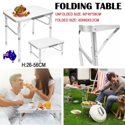 Outdoor Camping Folding Table Picnic Foldable Tables Aluminium Portable BBQ Desk
