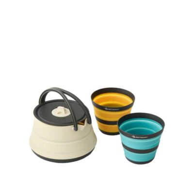 Sea to Summit Frontier 3 Piece Ultralight Collapsible Kettle 2 Person Cook Set