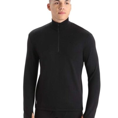 Icebreaker Original Mens Long Sleeve Merino Half Zip Top