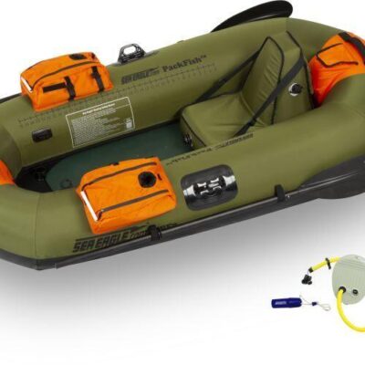 Sea Eagle PackFish7 Inflatable 1 Person Fishing Boat