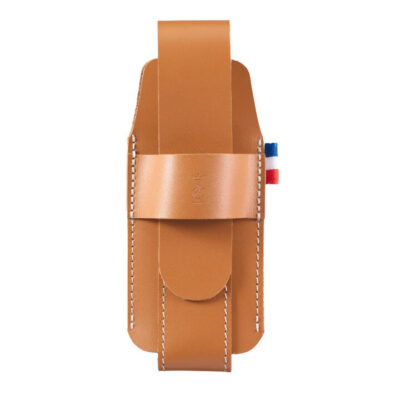 Opinel Leather Chic Sheath w/ French Flag