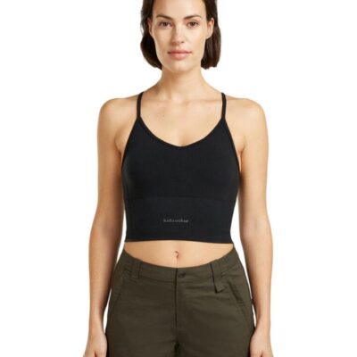 Icebreaker Merino Blend 260 Seamless Rib Strappy Womens Tank