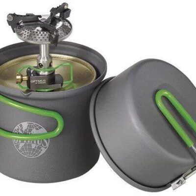 Optimus Crux Lite Stove w/ Terra Solo Cookset Bundle